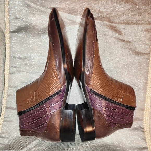 Giovanni Leather Boots Shoes, sz 10 - Picture 3 of 4